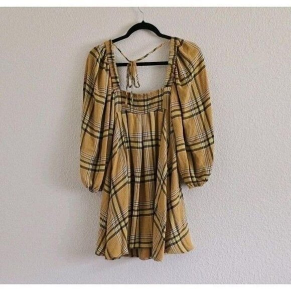 Urban Outfitters UO Lachlan Flannel Smocked - Picture 4 of 8